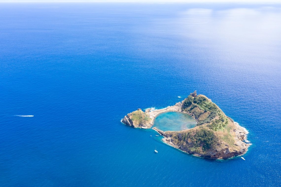 The Unspoiled Nature Top Natural Landscapes Of The Azores   The Vila Franca Do Campo Islet Is Located On The Southeast Part Of Sao Miguel Island In The Azores Archipelago In Portugal Europe. 