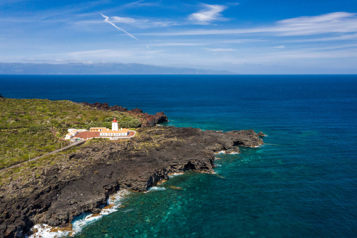 Ponta da Ilha Lighthouse in Pico Island, Azores