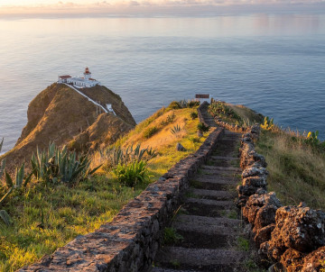 Gonçalo Velho Lighthouse in Santa Maria Island, Azores
