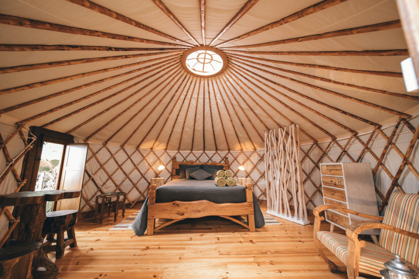 Retiro do Atlântico auf der Insel São Jorge, Azoren Retiro do Atlântico allows a glamping experience in São Jorge Island, Azores
