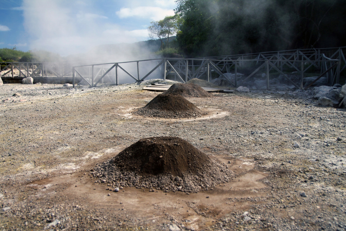 Cozido Holes in Furnas, São Miguel Island