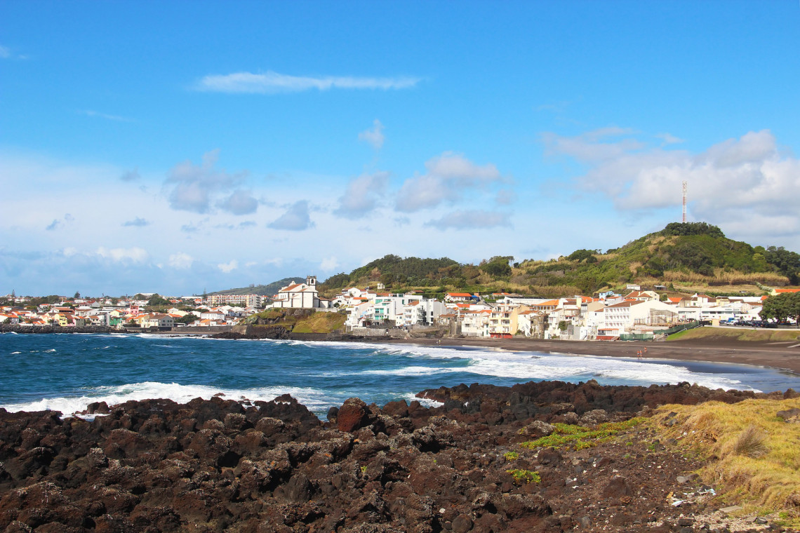 Militias beach on Sao Miguel island, Azores, Portugal Militias beach on Sao Miguel island, Azores, Portugal