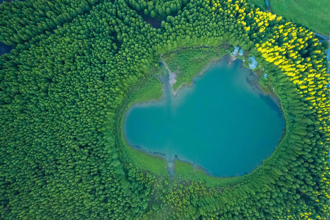 Lagoa do Canário nas Sete Cidades, Ilha de São Miguel Açores