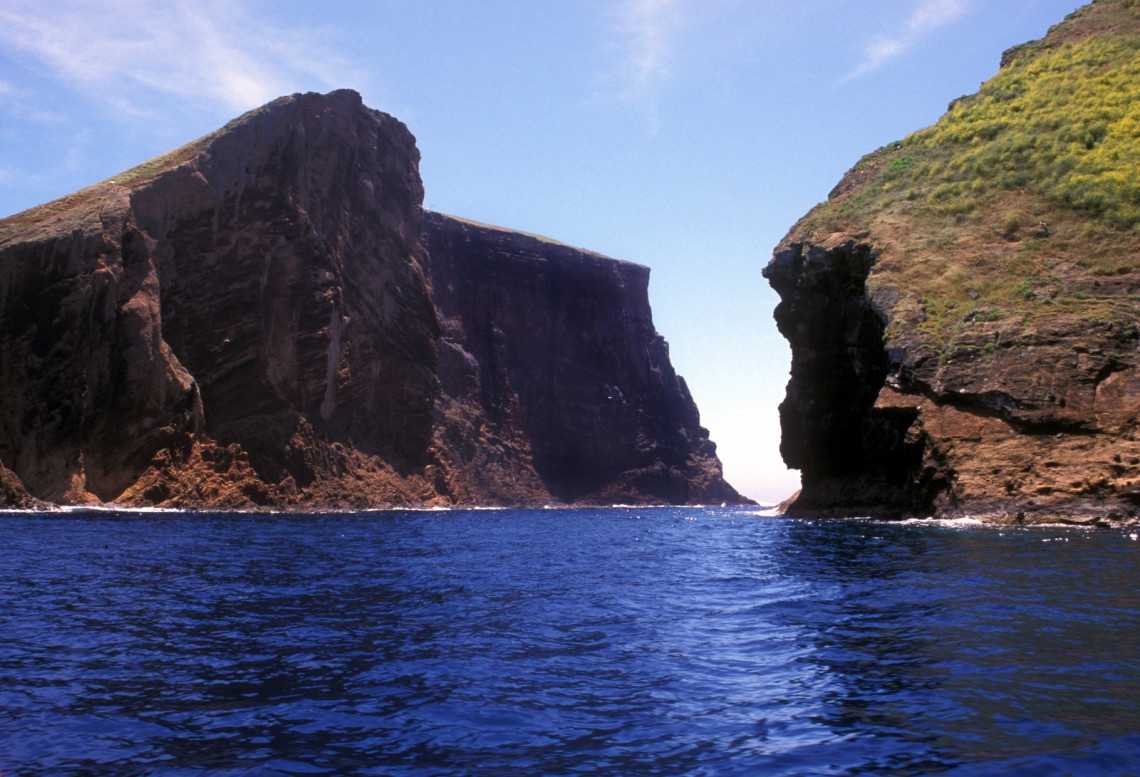Cabras Islets in Terceira Island, Azores Portugal