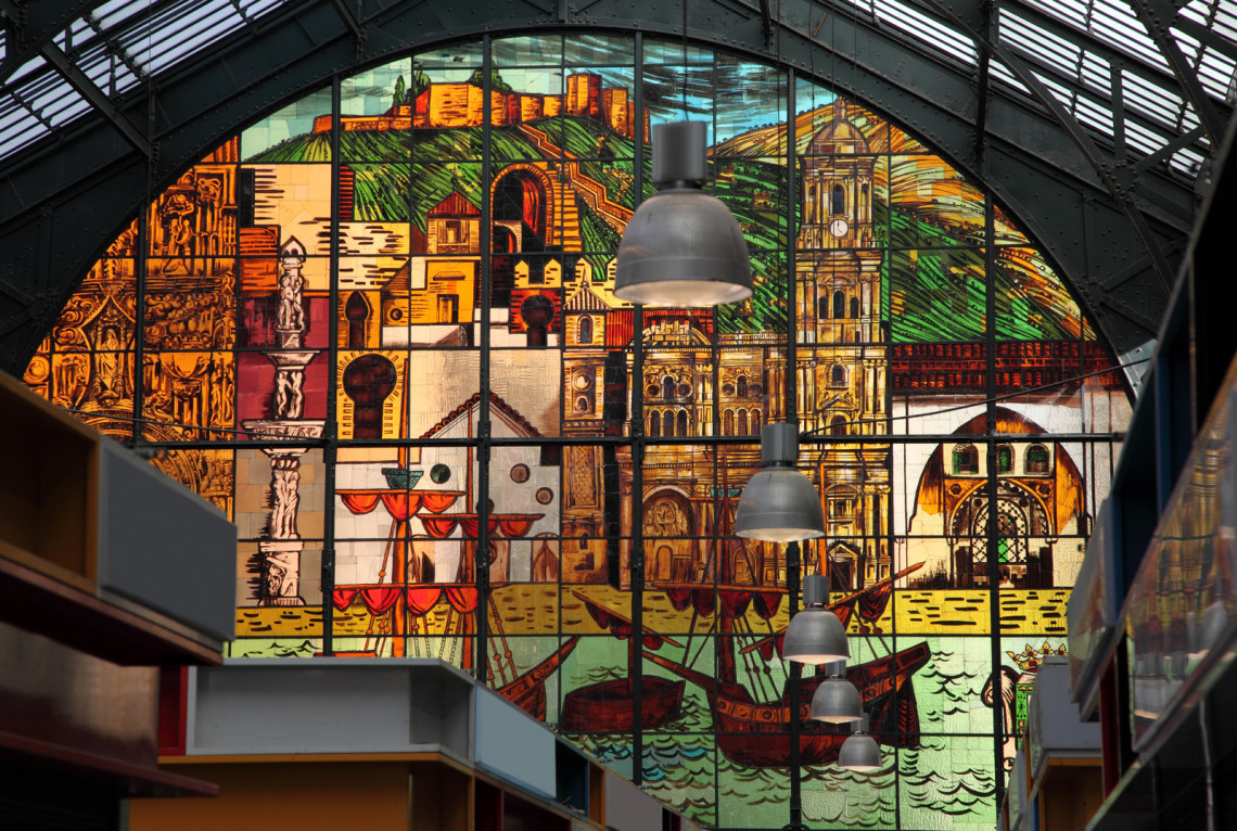 Atarazanas Market in Malaga central-market-window-in-malaga