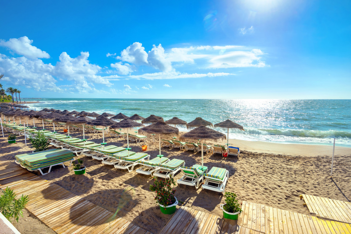 Benalmadena Beach in Malaga Province, Spain benalmadena-beach-malaga-province-andalusia-spain