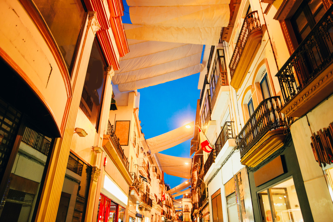 Sierpes Stree in Seville, Spain sierpes-street-seville