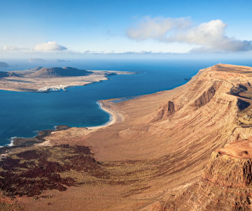 Mirador del Rio viewpoint and La Graciosa island aerial view, Lanzarote, Canary islands mirador-del-rio-viewpoint-and-la-graciosa-island-aerial-view-lanzarote-canary-islands