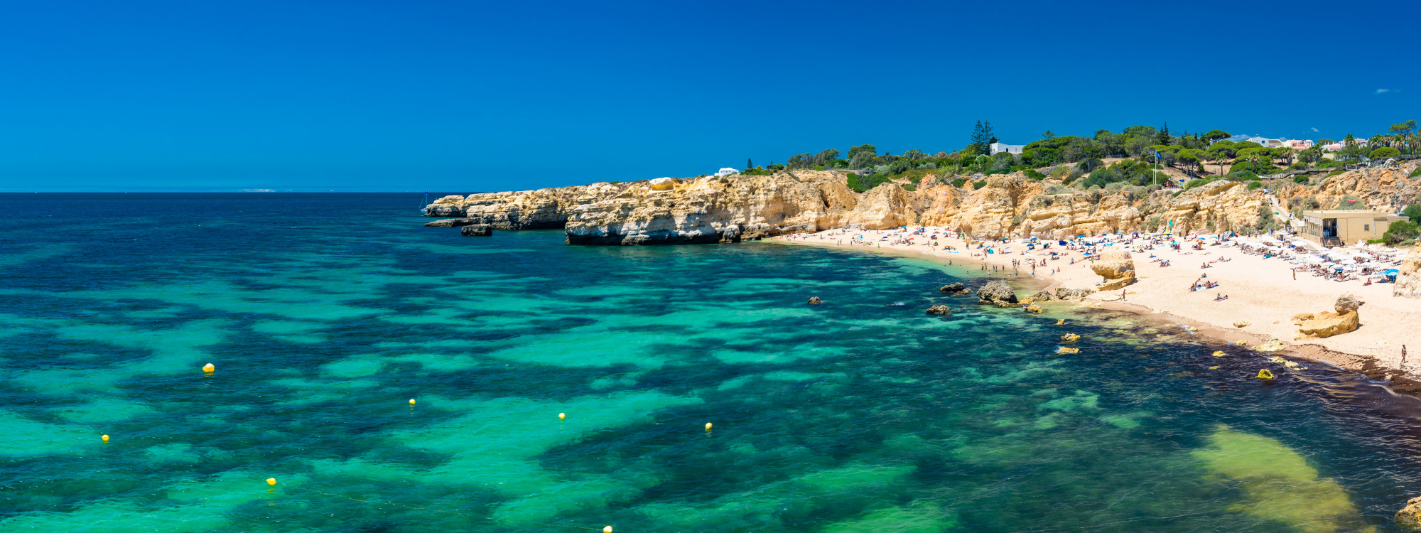 Aerial drone panoramic views of Praia dos Paradinha in Algarve Aerial drone panoramic views of Praia dos Paradinha in Algarve