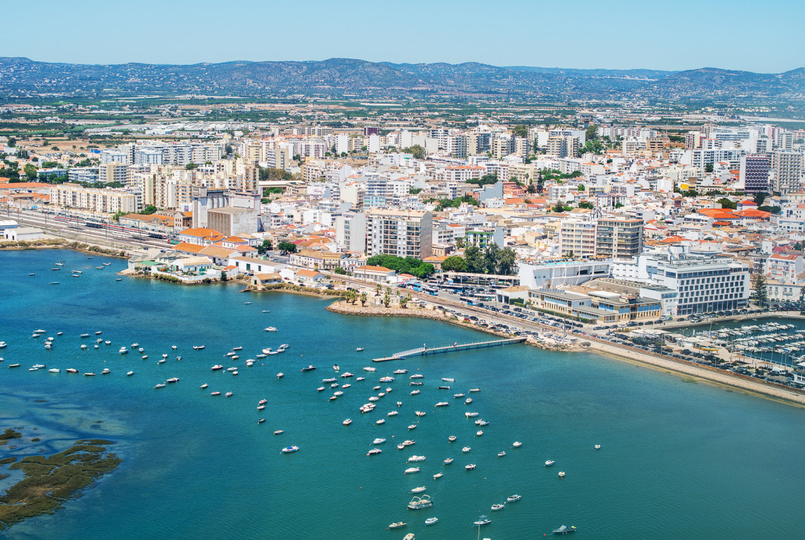 aerial-view-city-faro-algarve-region-of-portugal-dock-marina-port-boats