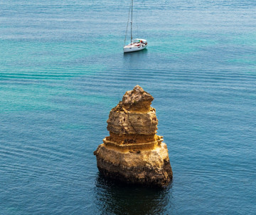 Praia do Camilo in Algarve, Portugal