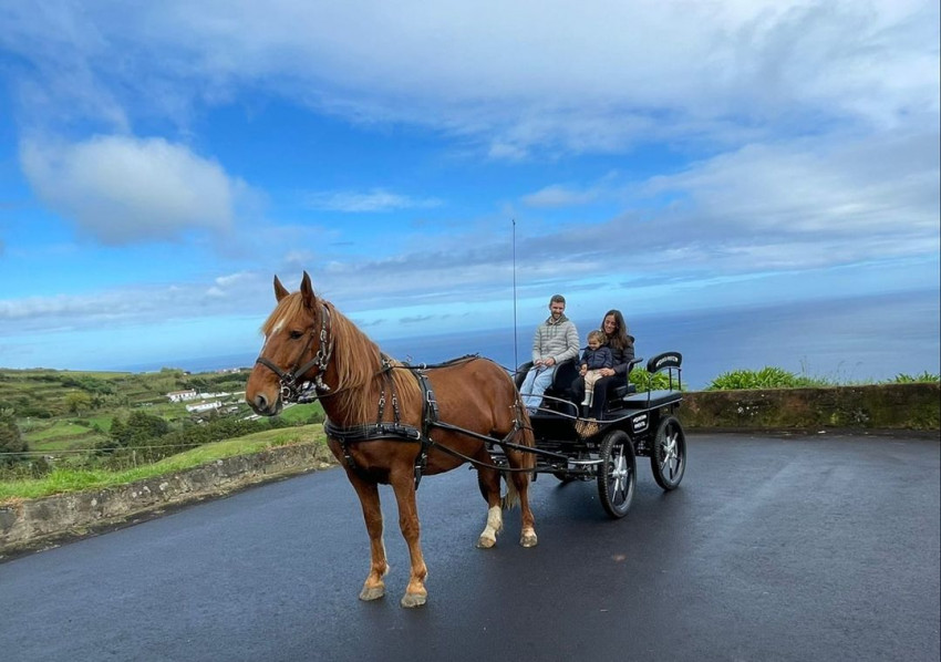 Passeios a cavalo: Passeio de Charrete