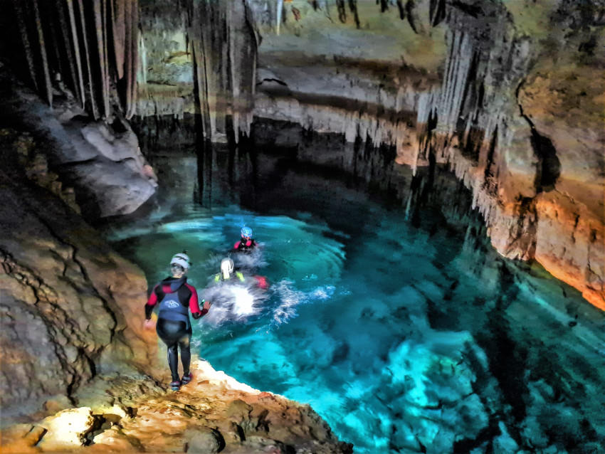 Adventure Tours: Sea Caving - Cova dels Coloms from East Area