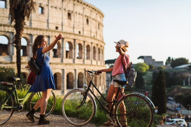 Passeios Turísticos: Tour de Bicicleta pelos Pontos Fotográficos de Roma com Sessão de Fotos Pessoal