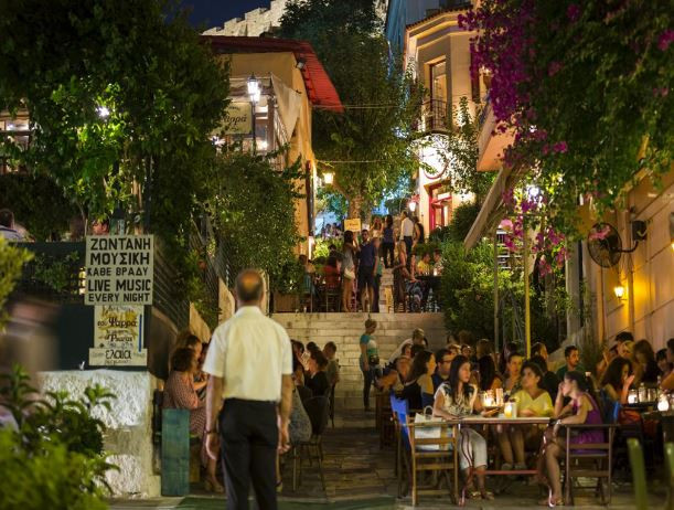 Food & Wine: Greek Dancing in Plaka with 3-Course Meal